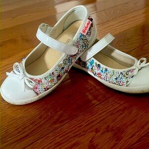 Naturino girls Mary Jane sequin sz 29